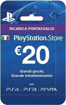 SONY Ricariche PSN Card PlayStation Plus Hanging Card  20